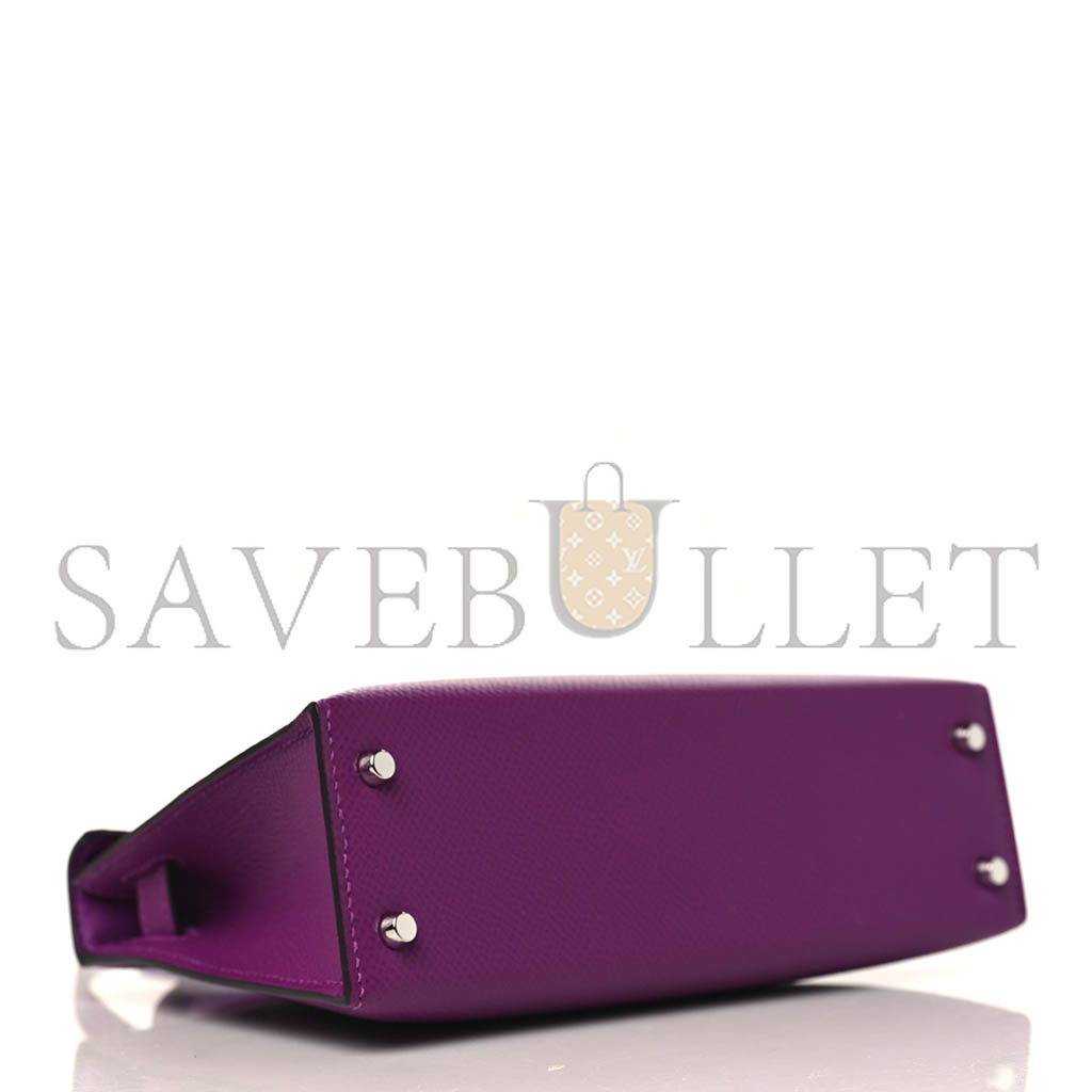 H**mes master epsom mini kelly sellier 20 anemone (19*12*5.5cm)